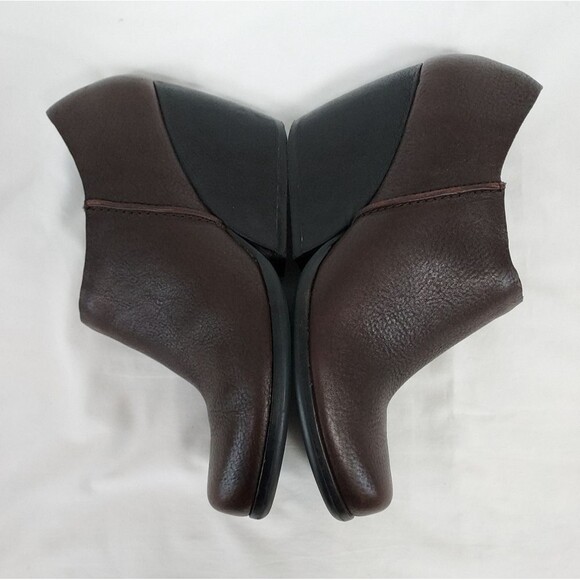 Kork Ease Holmes Black Brown Ankle Chunky Heel Boots 8 - Picture 9 of 13